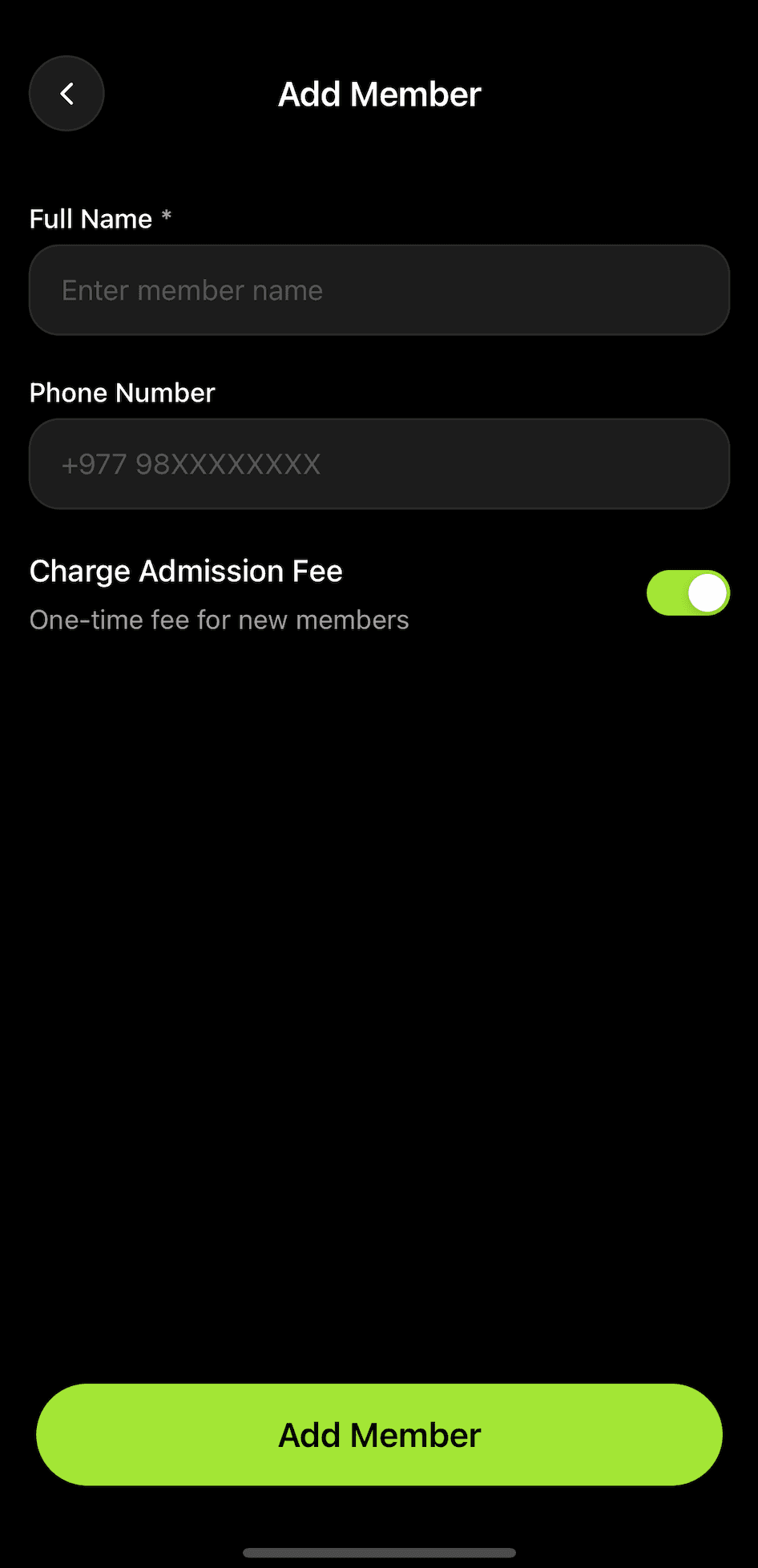 Add Your Members